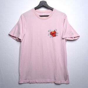 Uniqlo x KAWS x Sesame Street Pink Elmo Graphic T-shirt Size M